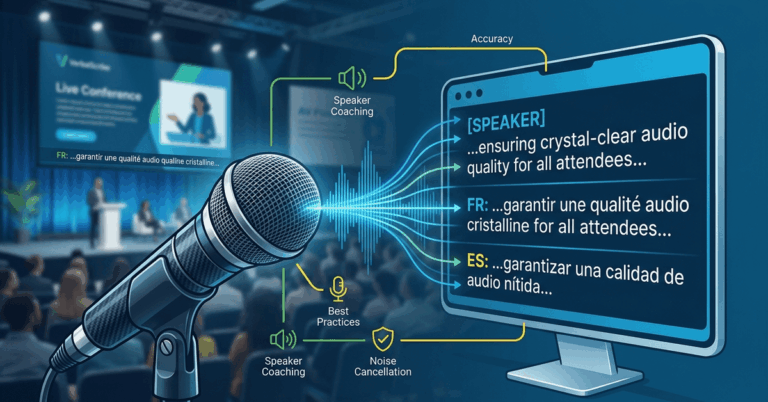 Audio Quality and Live Captioning Accuracy: Why Your Microphone Setup Is the Most Important Captioning Decision You'll Make - Live event captioning and translation by VerbalScribe